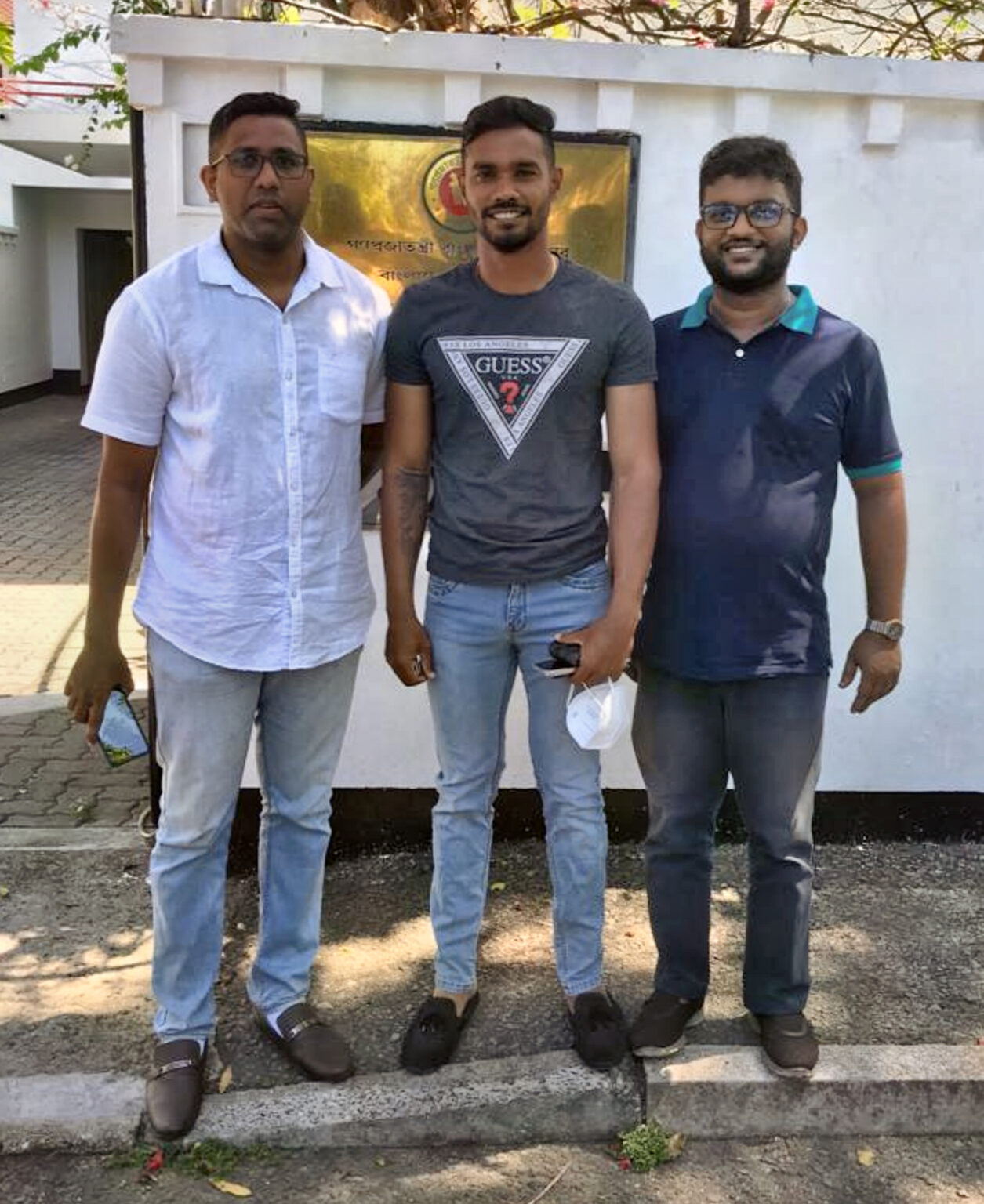 Sri Lanka cricketer DANANJAYA DE SILVA with us.